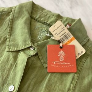 New, Tommy Bahama linen blouse